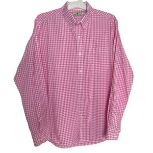 Southern Pines Gingham Plaid Button Down Shirt